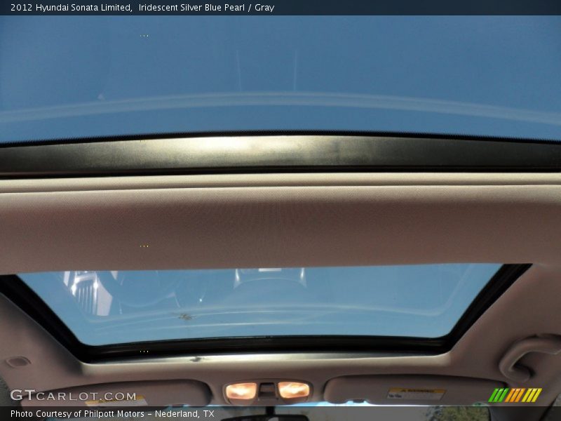 Iridescent Silver Blue Pearl / Gray 2012 Hyundai Sonata Limited