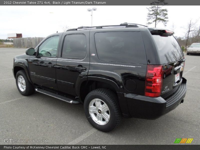 Black / Light Titanium/Dark Titanium 2012 Chevrolet Tahoe Z71 4x4