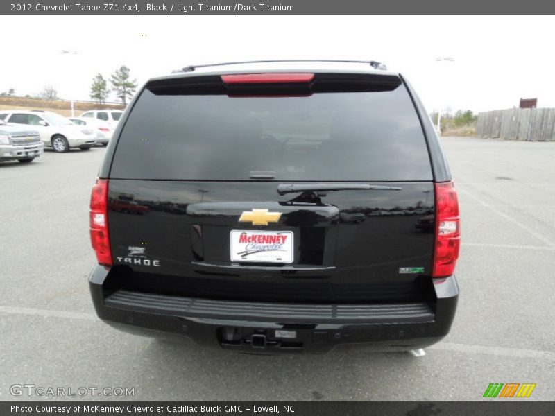 Black / Light Titanium/Dark Titanium 2012 Chevrolet Tahoe Z71 4x4