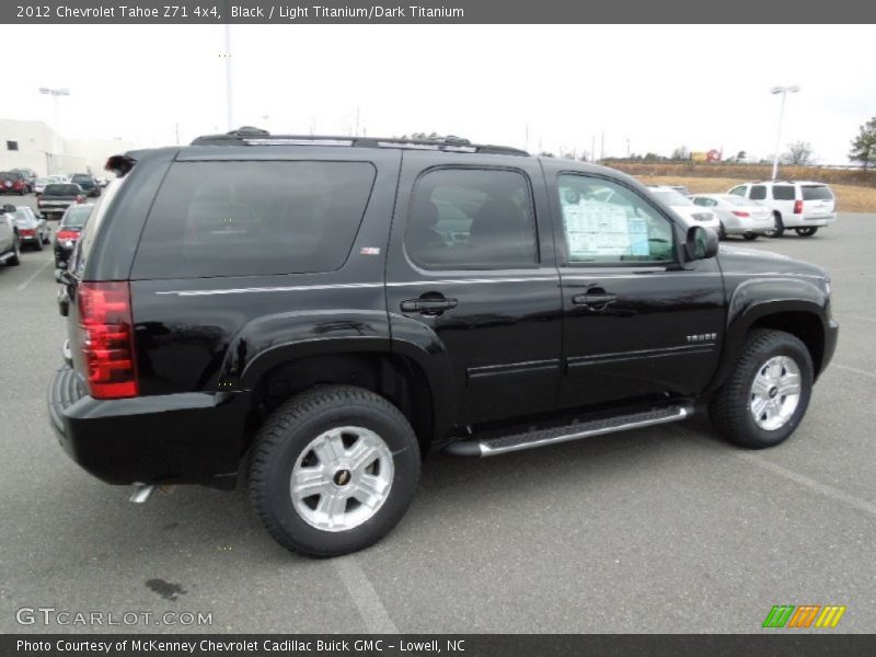 Black / Light Titanium/Dark Titanium 2012 Chevrolet Tahoe Z71 4x4