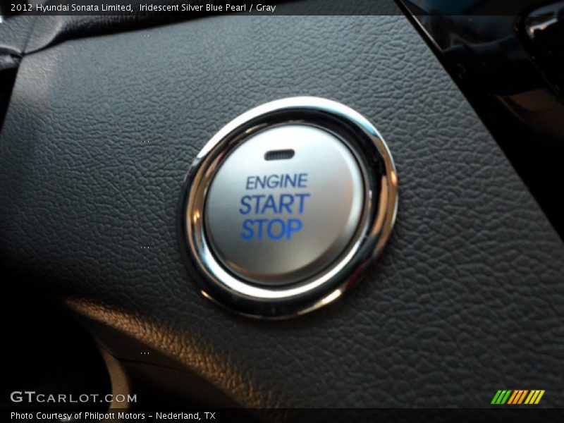 Iridescent Silver Blue Pearl / Gray 2012 Hyundai Sonata Limited