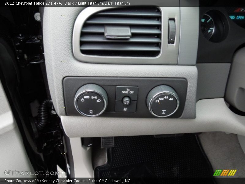 Black / Light Titanium/Dark Titanium 2012 Chevrolet Tahoe Z71 4x4