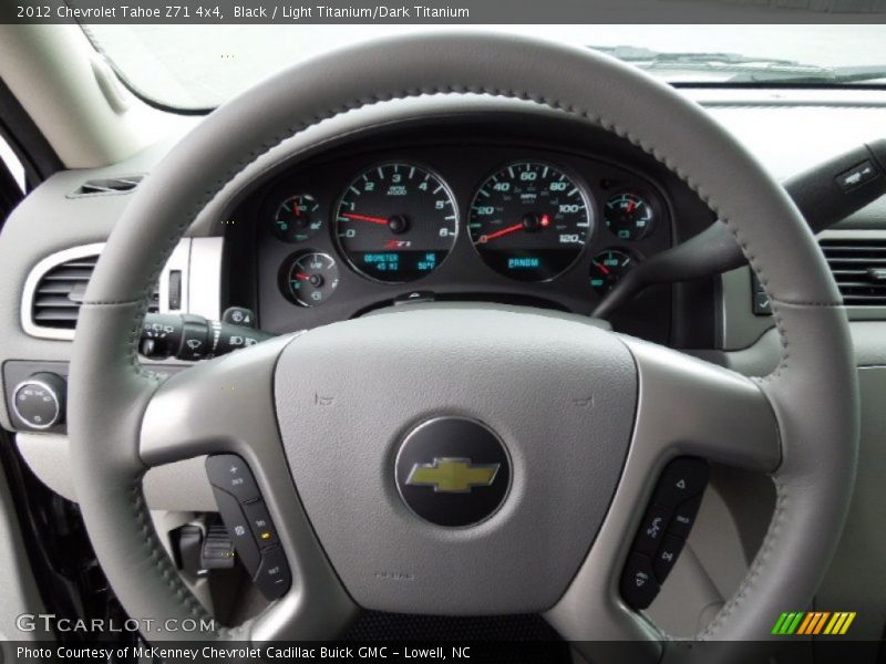 Black / Light Titanium/Dark Titanium 2012 Chevrolet Tahoe Z71 4x4