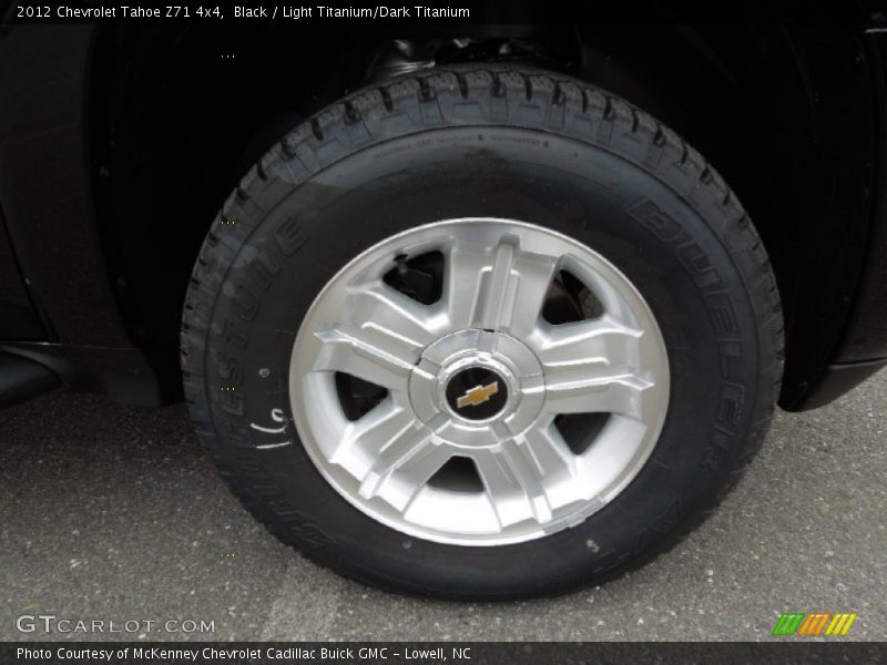 Black / Light Titanium/Dark Titanium 2012 Chevrolet Tahoe Z71 4x4