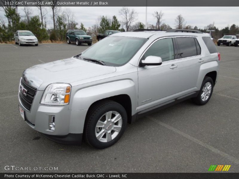 Quicksilver Metallic / Jet Black 2012 GMC Terrain SLE AWD