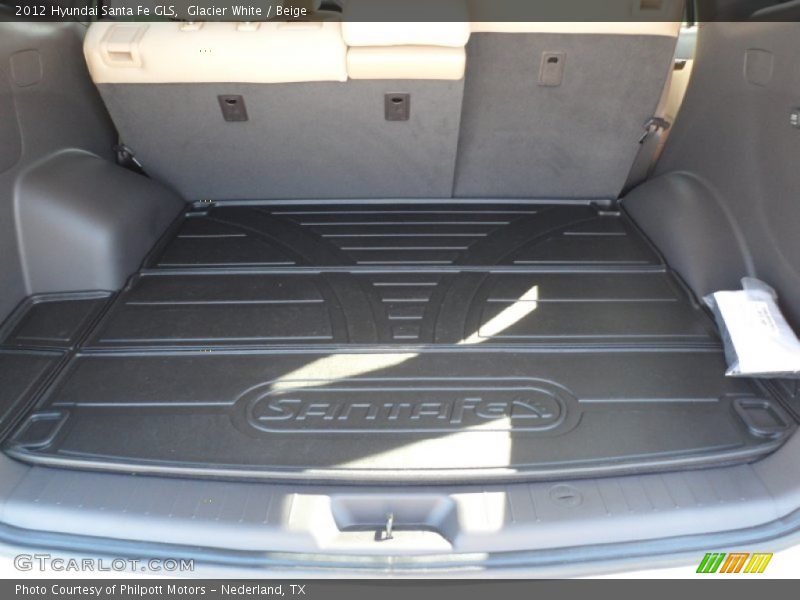 Glacier White / Beige 2012 Hyundai Santa Fe GLS