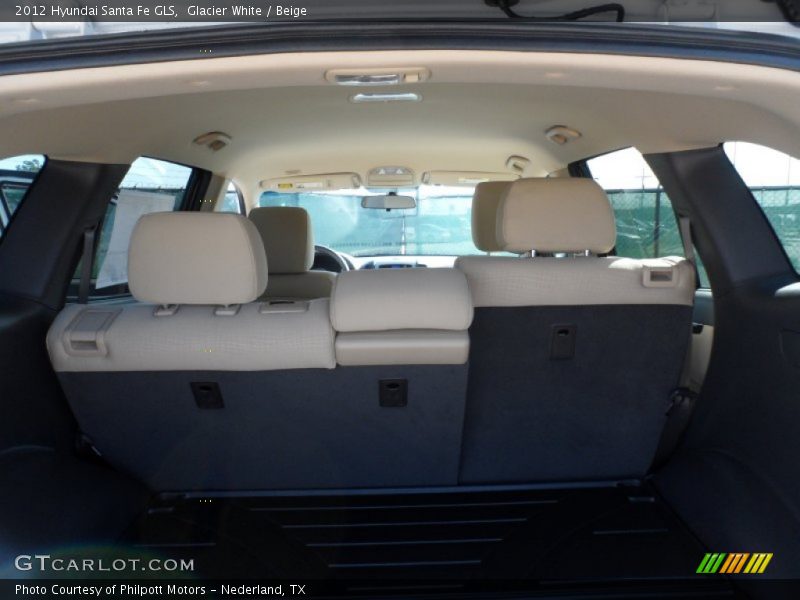 Glacier White / Beige 2012 Hyundai Santa Fe GLS