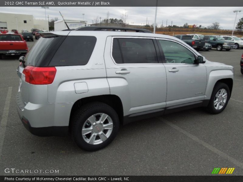 Quicksilver Metallic / Jet Black 2012 GMC Terrain SLE AWD