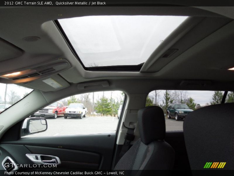 Quicksilver Metallic / Jet Black 2012 GMC Terrain SLE AWD