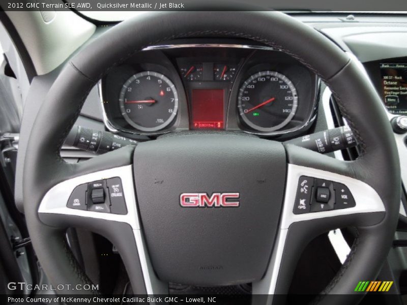 Quicksilver Metallic / Jet Black 2012 GMC Terrain SLE AWD