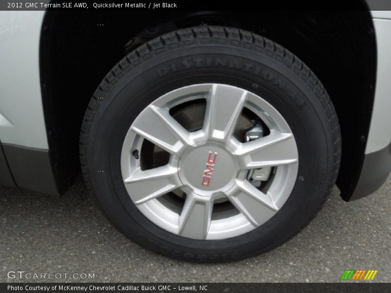 Quicksilver Metallic / Jet Black 2012 GMC Terrain SLE AWD