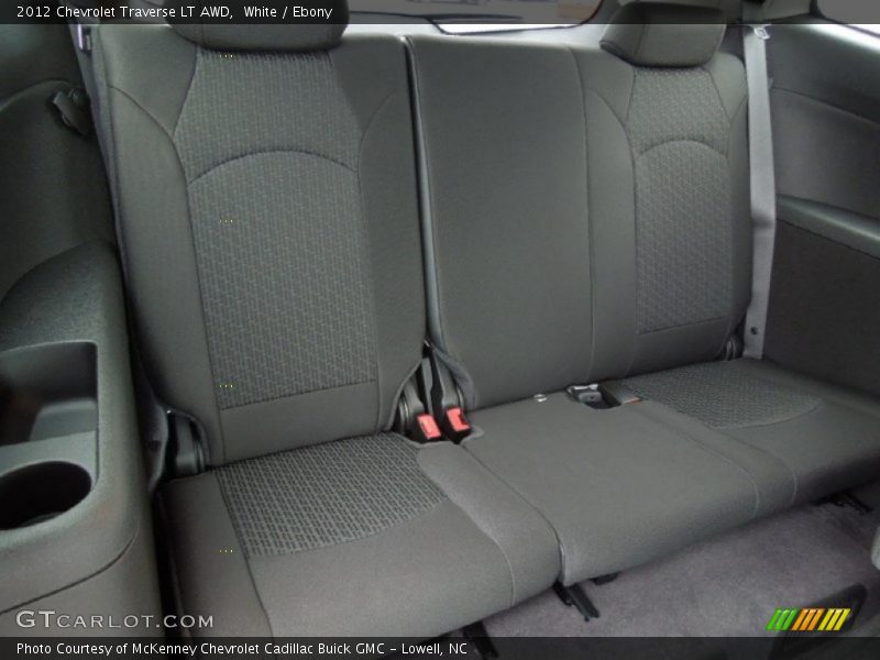 White / Ebony 2012 Chevrolet Traverse LT AWD
