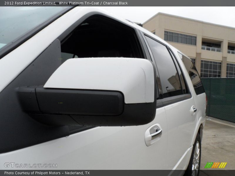 White Platinum Tri-Coat / Charcoal Black 2012 Ford Expedition Limited