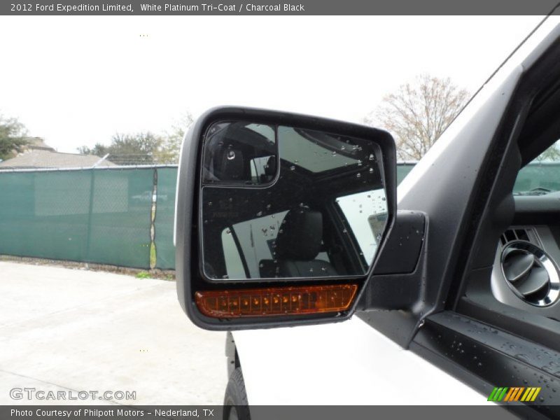 White Platinum Tri-Coat / Charcoal Black 2012 Ford Expedition Limited
