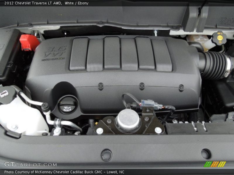 2012 Traverse LT AWD Engine - 3.6 Liter DI DOHC 24-Valve VVT V6