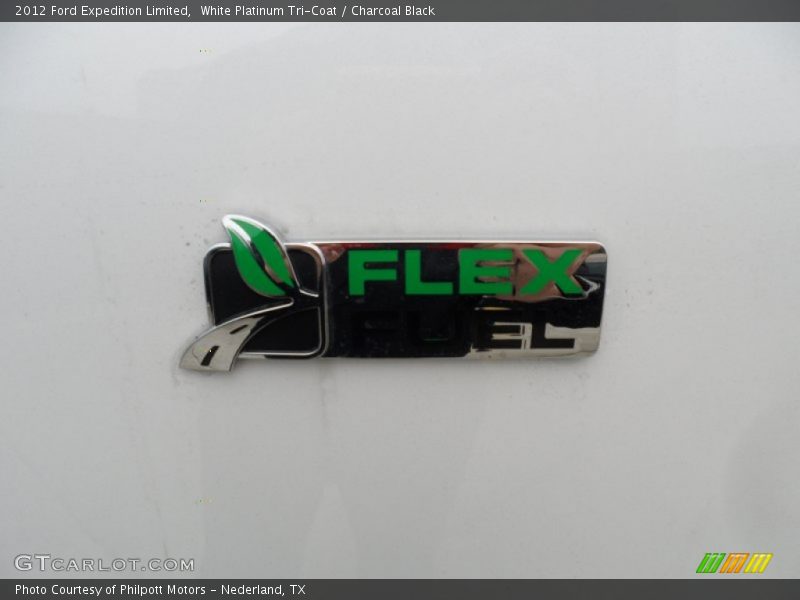 White Platinum Tri-Coat / Charcoal Black 2012 Ford Expedition Limited