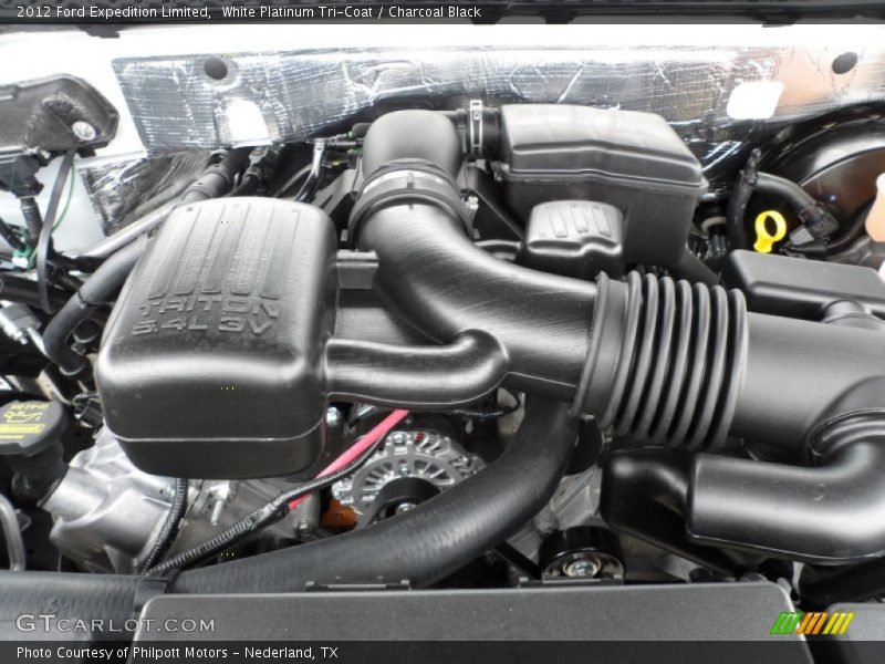 White Platinum Tri-Coat / Charcoal Black 2012 Ford Expedition Limited