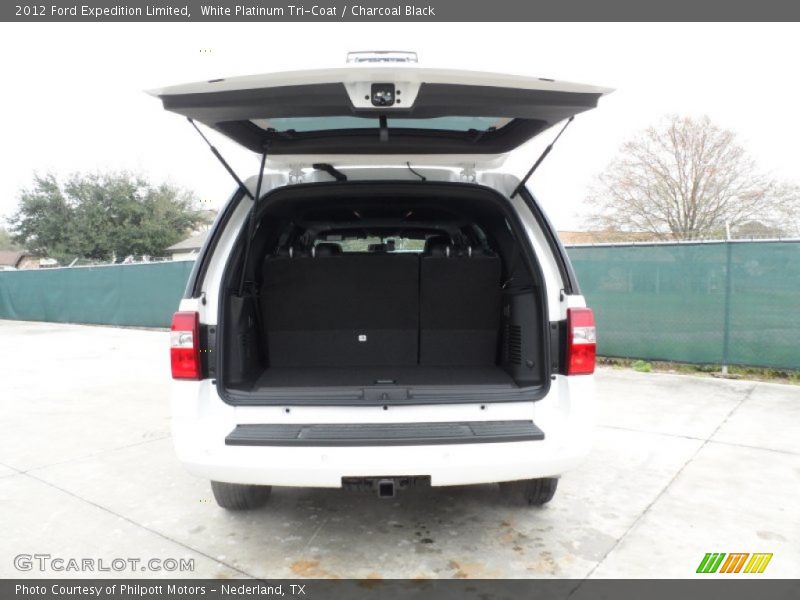 White Platinum Tri-Coat / Charcoal Black 2012 Ford Expedition Limited