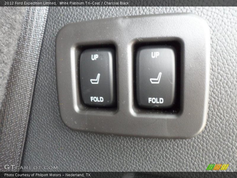 White Platinum Tri-Coat / Charcoal Black 2012 Ford Expedition Limited