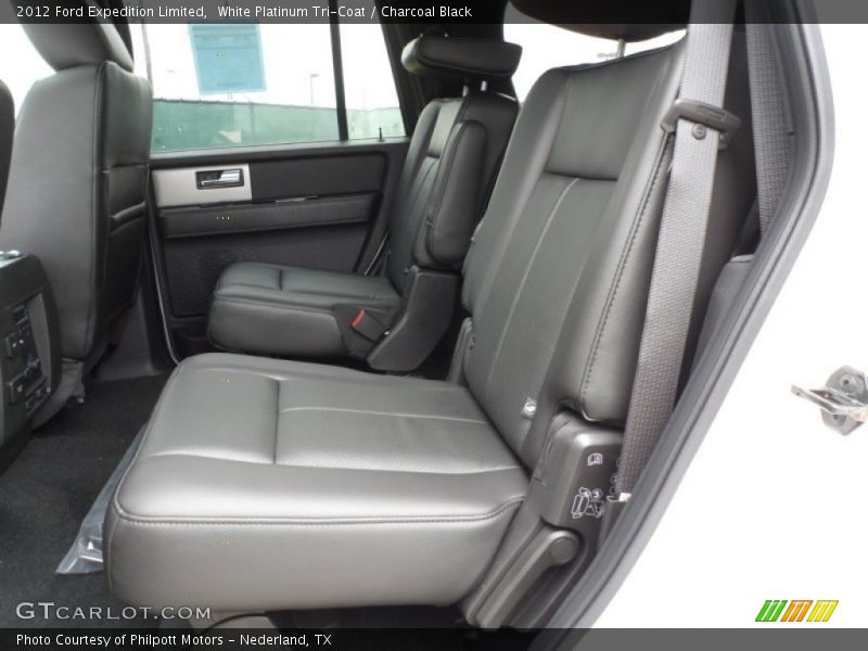 White Platinum Tri-Coat / Charcoal Black 2012 Ford Expedition Limited