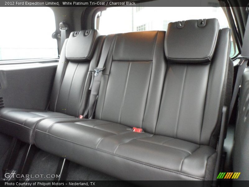 White Platinum Tri-Coat / Charcoal Black 2012 Ford Expedition Limited