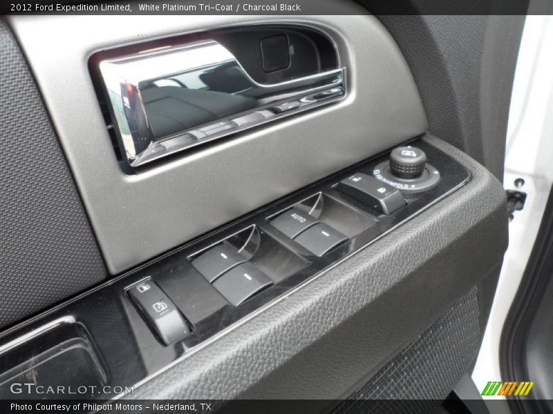 White Platinum Tri-Coat / Charcoal Black 2012 Ford Expedition Limited