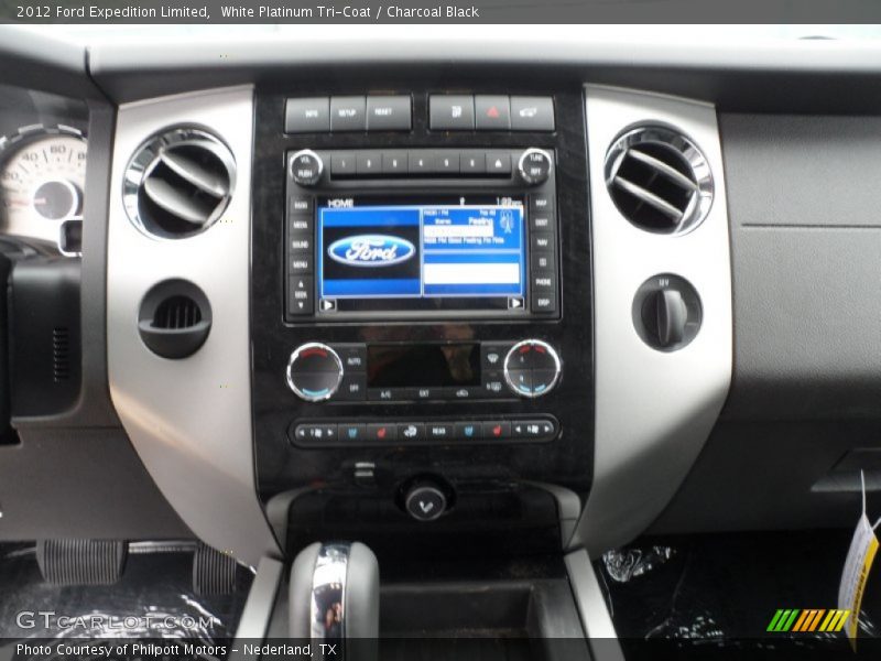 White Platinum Tri-Coat / Charcoal Black 2012 Ford Expedition Limited