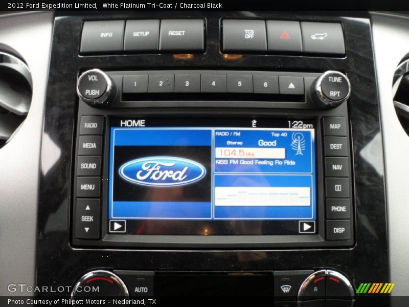 White Platinum Tri-Coat / Charcoal Black 2012 Ford Expedition Limited