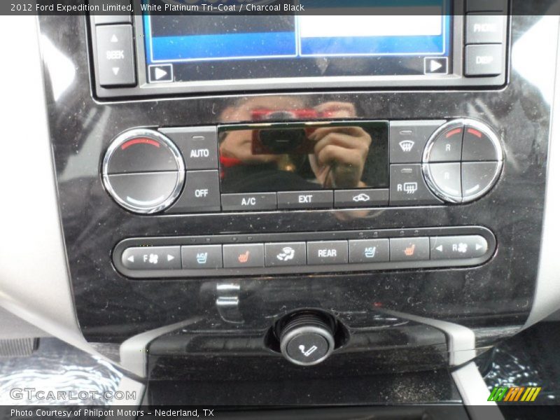 White Platinum Tri-Coat / Charcoal Black 2012 Ford Expedition Limited