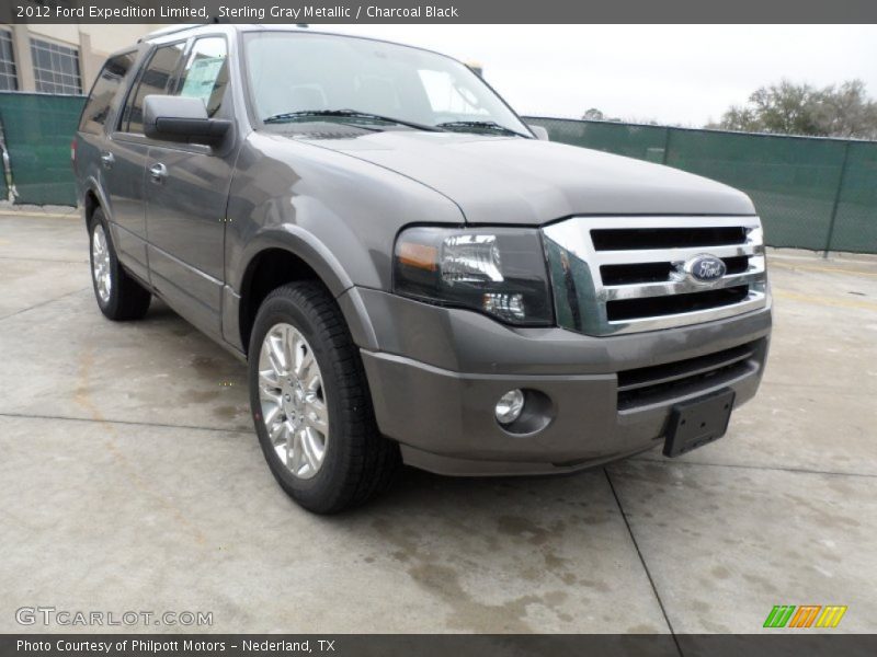 Sterling Gray Metallic / Charcoal Black 2012 Ford Expedition Limited