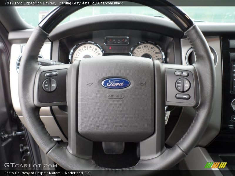 Sterling Gray Metallic / Charcoal Black 2012 Ford Expedition Limited