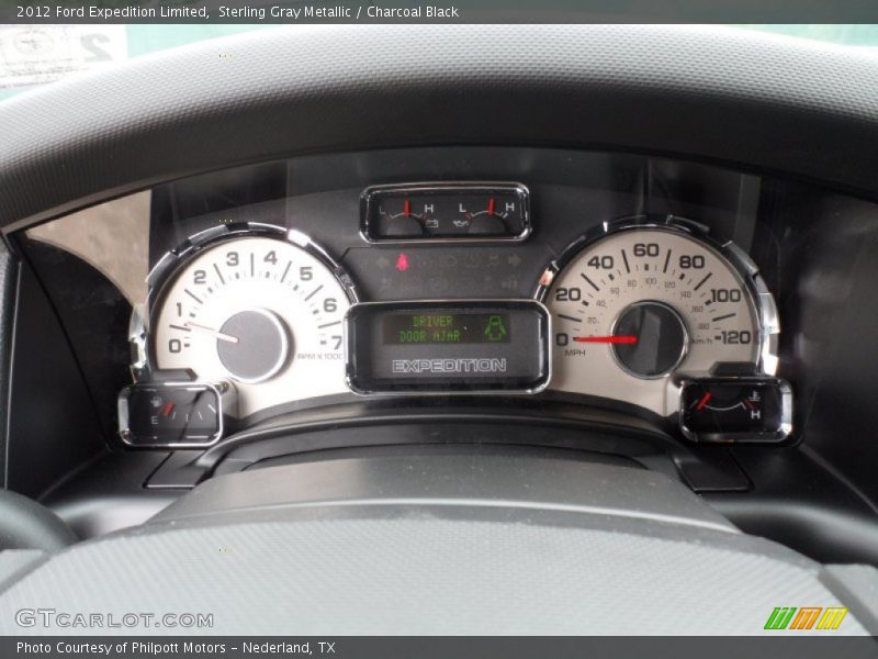 Sterling Gray Metallic / Charcoal Black 2012 Ford Expedition Limited