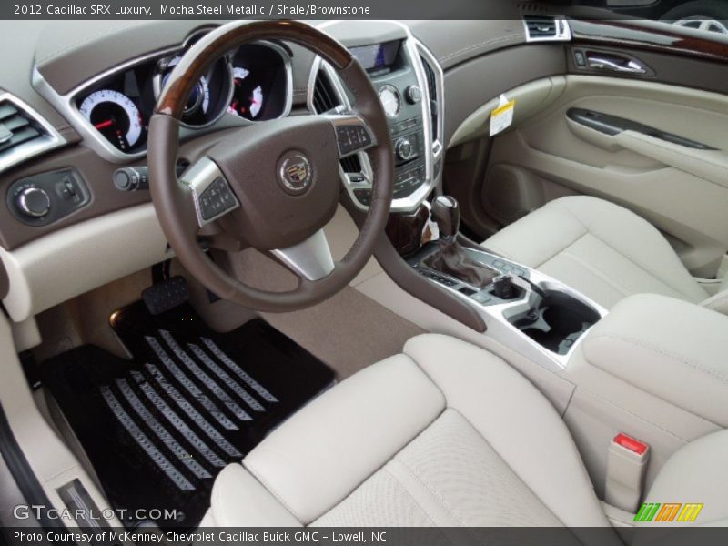 Shale/Brownstone Interior - 2012 SRX Luxury 