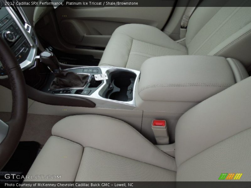 Platinum Ice Tricoat / Shale/Brownstone 2012 Cadillac SRX Performance