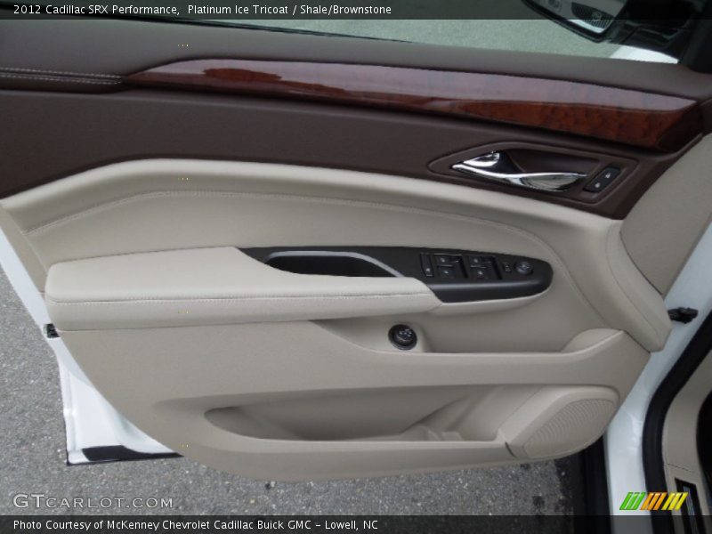 Platinum Ice Tricoat / Shale/Brownstone 2012 Cadillac SRX Performance