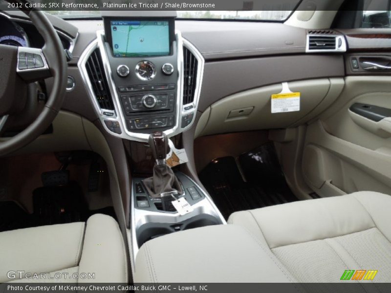 Platinum Ice Tricoat / Shale/Brownstone 2012 Cadillac SRX Performance