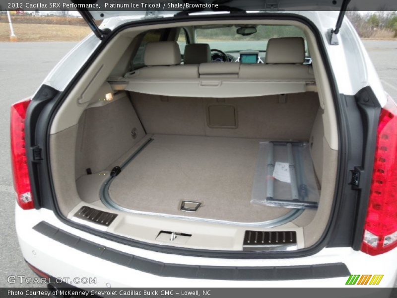 Platinum Ice Tricoat / Shale/Brownstone 2012 Cadillac SRX Performance