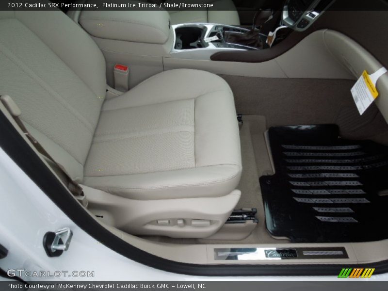 Platinum Ice Tricoat / Shale/Brownstone 2012 Cadillac SRX Performance