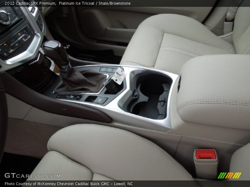 Platinum Ice Tricoat / Shale/Brownstone 2012 Cadillac SRX Premium