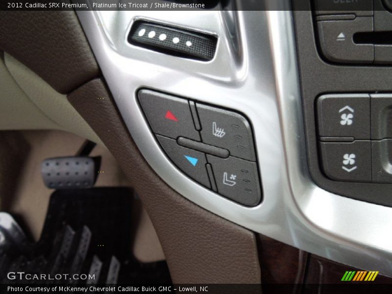 Platinum Ice Tricoat / Shale/Brownstone 2012 Cadillac SRX Premium
