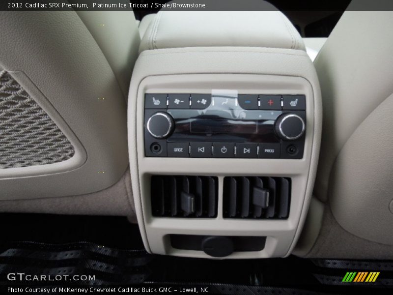 Platinum Ice Tricoat / Shale/Brownstone 2012 Cadillac SRX Premium