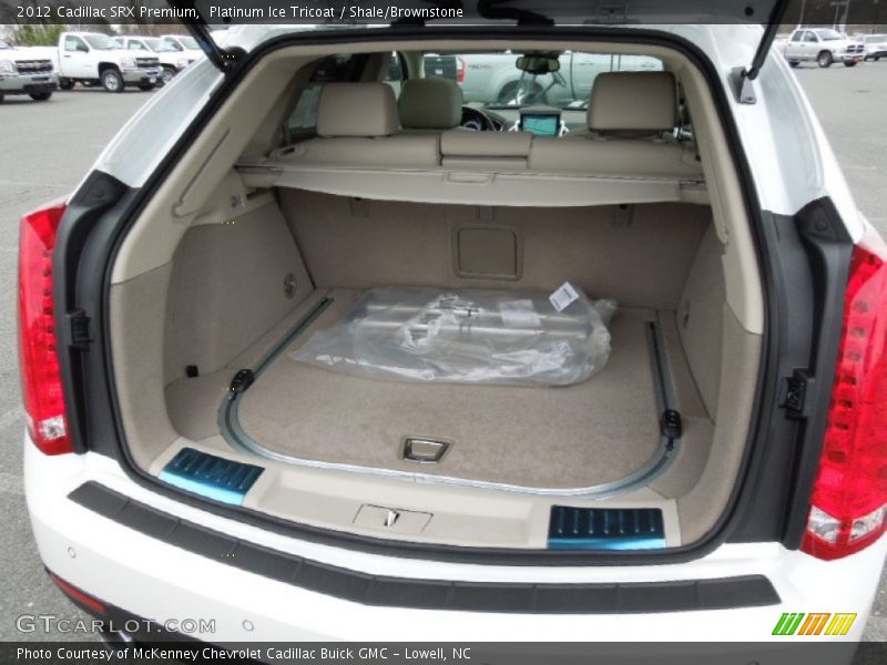 Platinum Ice Tricoat / Shale/Brownstone 2012 Cadillac SRX Premium