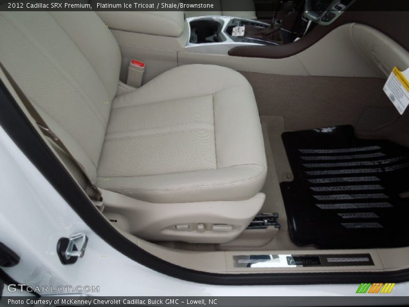 Platinum Ice Tricoat / Shale/Brownstone 2012 Cadillac SRX Premium