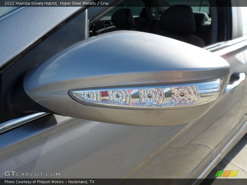 Hyper Silver Metallic / Gray 2012 Hyundai Sonata Hybrid