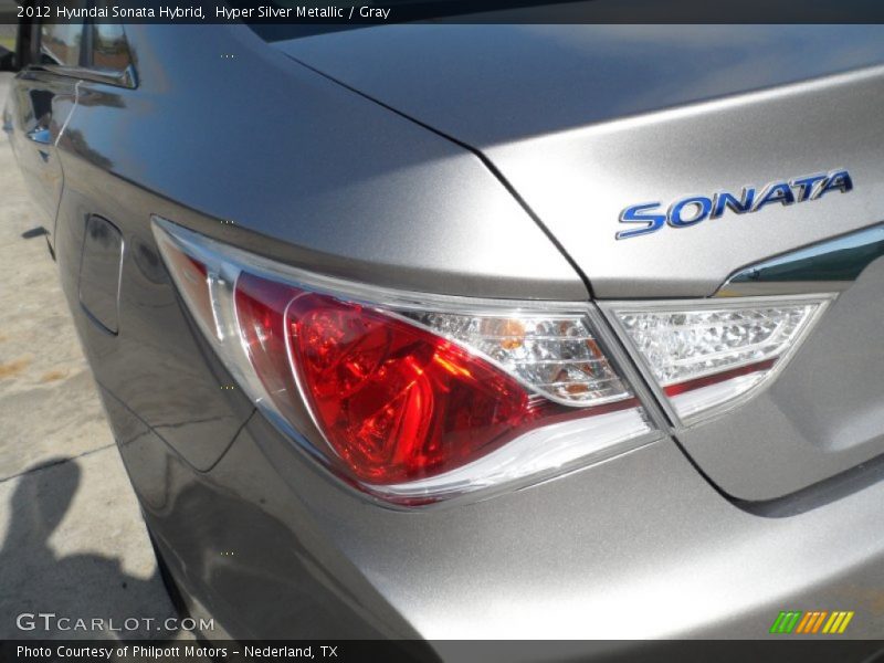 Hyper Silver Metallic / Gray 2012 Hyundai Sonata Hybrid