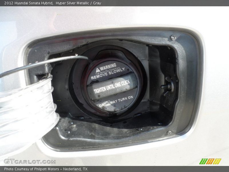 Hyper Silver Metallic / Gray 2012 Hyundai Sonata Hybrid