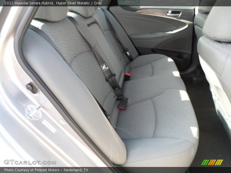 Hyper Silver Metallic / Gray 2012 Hyundai Sonata Hybrid