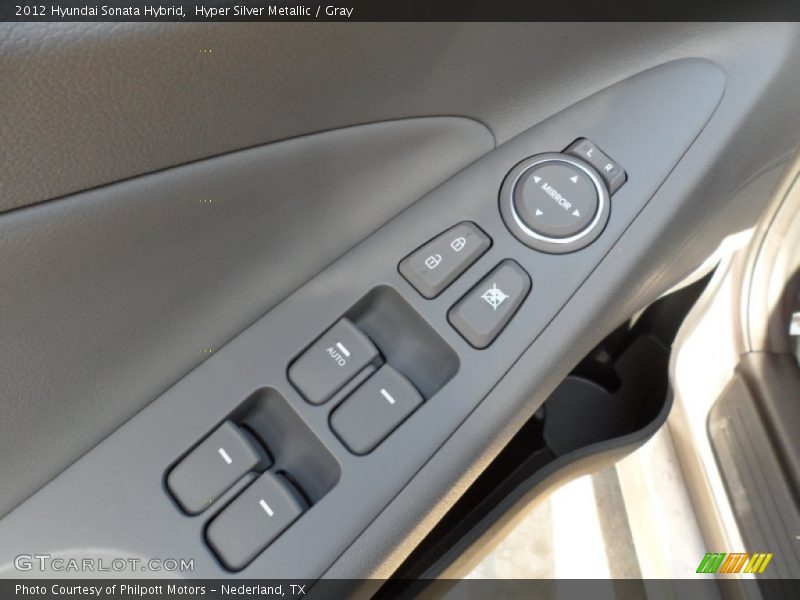 Hyper Silver Metallic / Gray 2012 Hyundai Sonata Hybrid