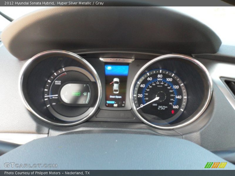  2012 Sonata Hybrid Hybrid Gauges