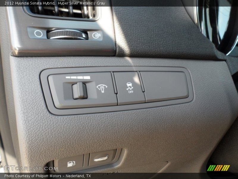 Hyper Silver Metallic / Gray 2012 Hyundai Sonata Hybrid